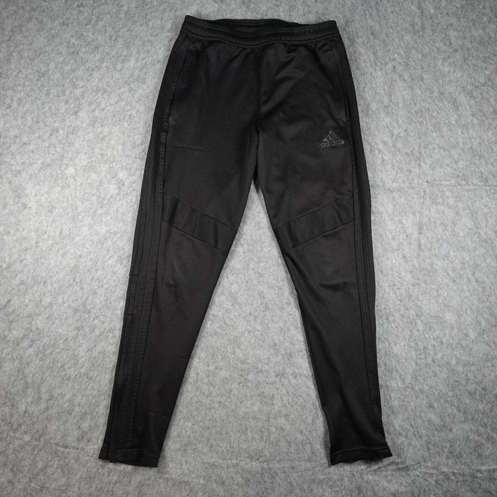 Adidas Pants Men Medium Black Tiro 19 Training Tapered Ankle Zip Track DZ8765